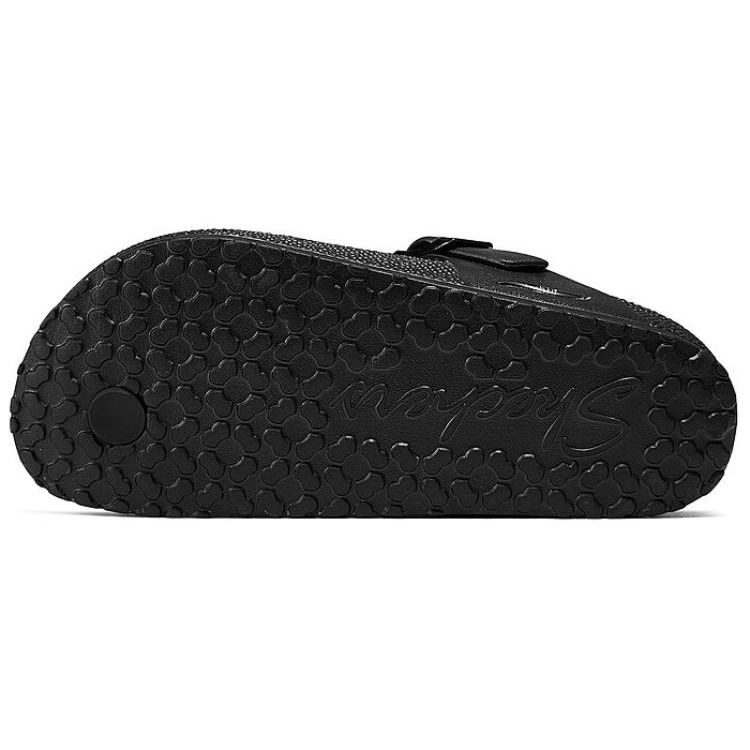 Skechers Ciabatte Comode Antiscivolo Silenziose Resistenti agli Odori Resistenti all'Usura Calzature Donna Nero 111603-BBK