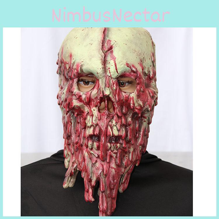 Halloween Haunted House Latex Zombie Mask For Cosplay And Scare Pranks