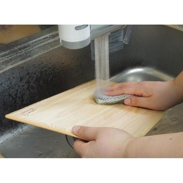 Daiwa Sangyo Cutting Board Lightweight Wood Hinoki Made In Japan Mold-Resistant Water-Repellent (Extra Large) 42cm