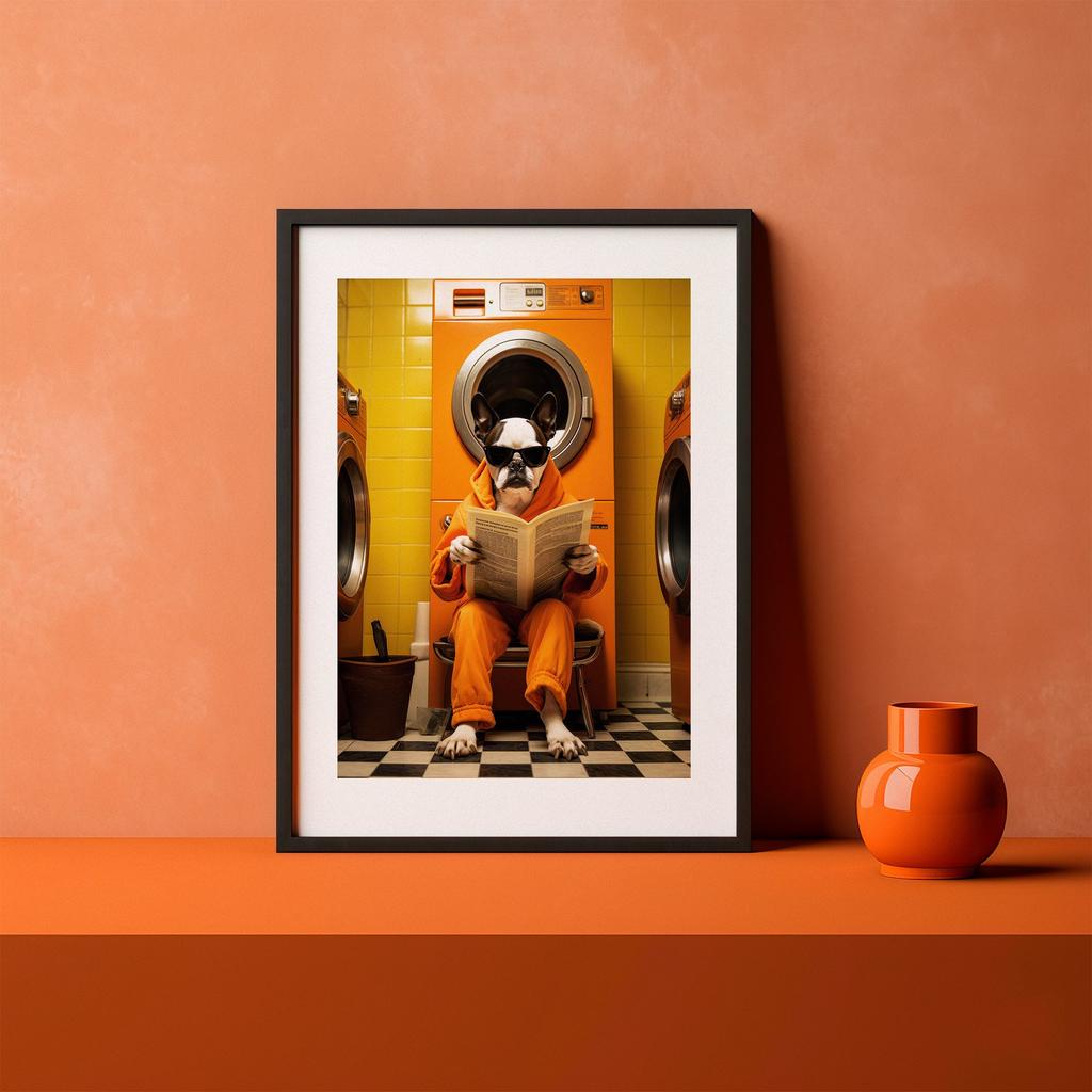 Chimpanzee Cat Dog Animal Funny Series Art Wall Home Decor Picture For Bathroom Toilet Room Canvas Painting Print Posters Gift No Frame