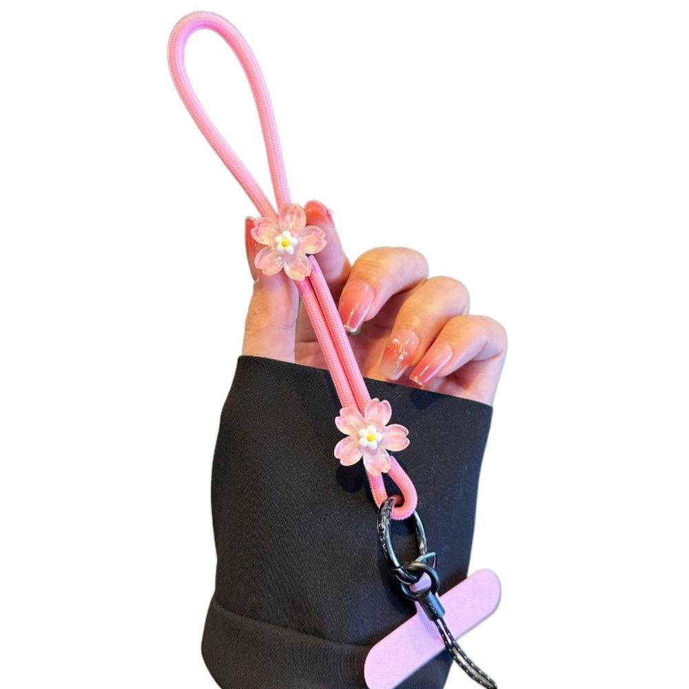 Anti Loss Mobile Phone Strap Cherry Blossom Cell Phone Chain Mobile Phone Lanyard  Women/Lady/Girl