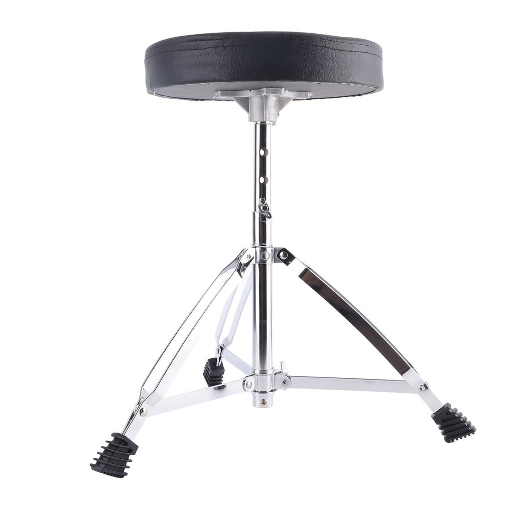 Portable Foldable Drum Stool Adjustable Height Padded Drum Throne Non Slip Seat Chair Adults Kids