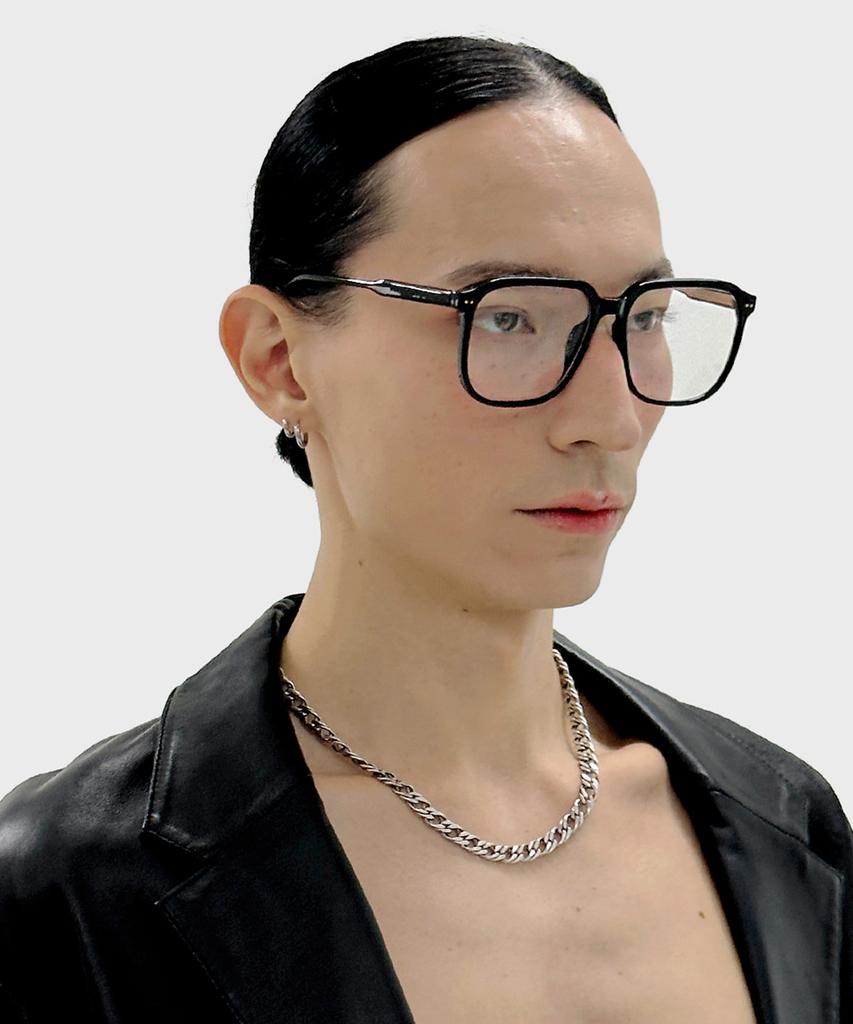 MAISON MASTER Crown Glasses Black