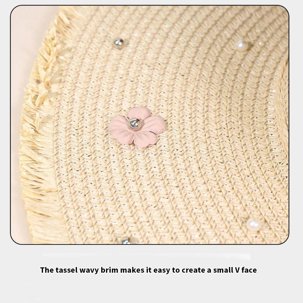 Lightweight Straw Hat Multicolor Sun Block Hat Fashion Big Brim Hat Beach Use