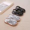 2024 Sommer Kinder Sandalen für Mädchen Mode Elegant Prinzessin Glitter Weiche Sohle Bequem Casual Vielseitig Trendy Strand Schuh
