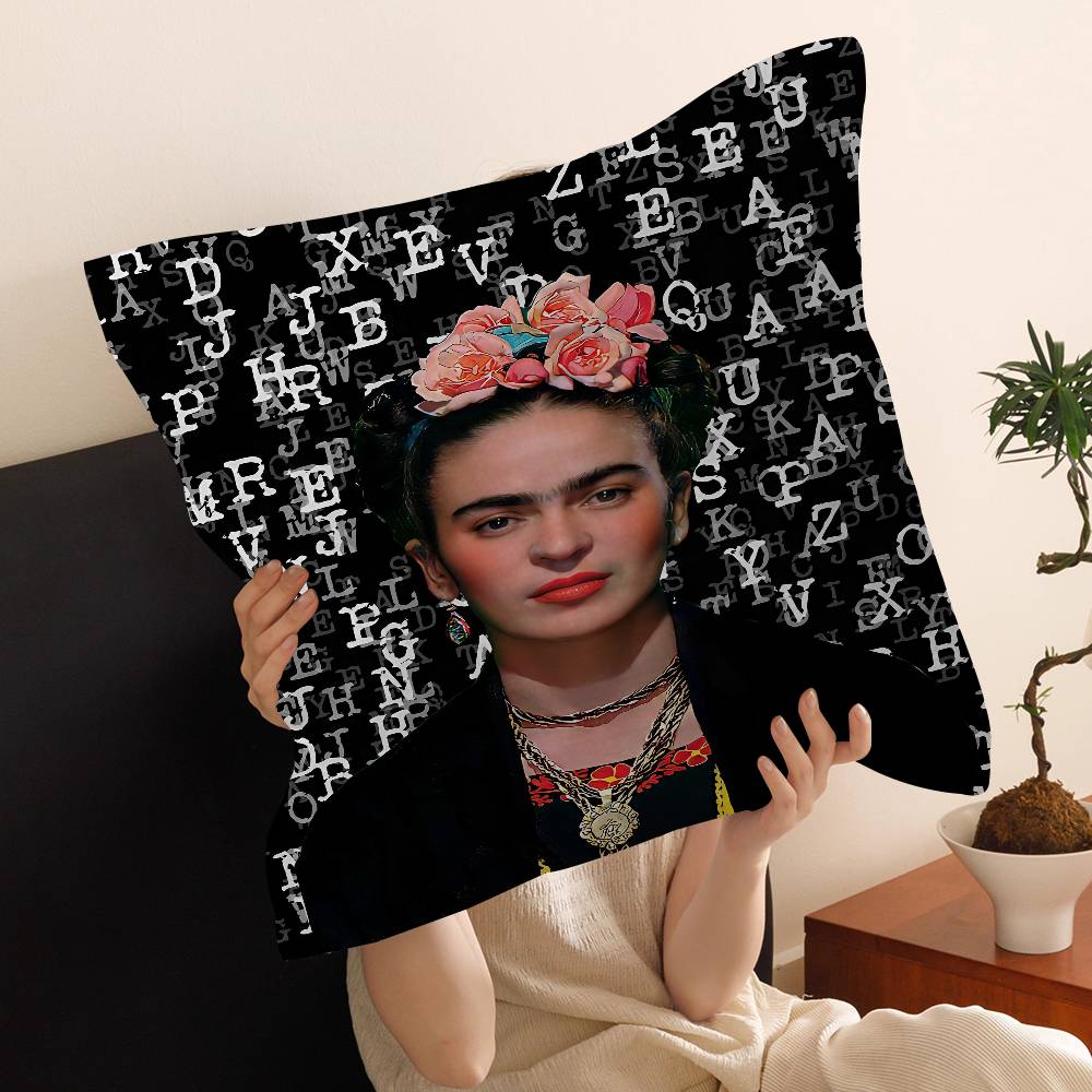 Art Frida Personalized Pillow Dust Cover Bedroom Kids Party Decoration Pillowcase Birthday Children Gift