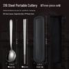 Sichun Portable Stainless Steel Cutlery Set for Students