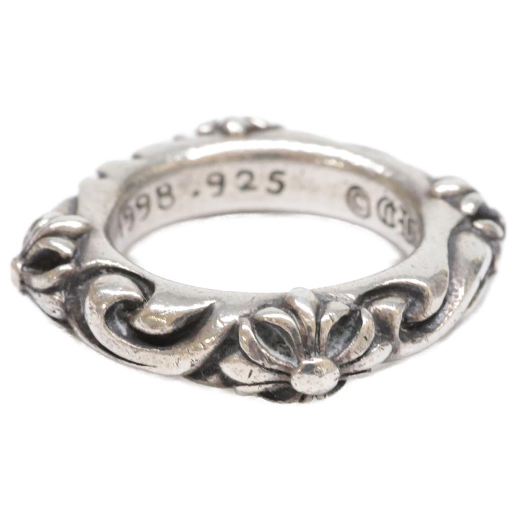 CHROME HEARTS 925 SBT Band Ring Ring SilverUsed