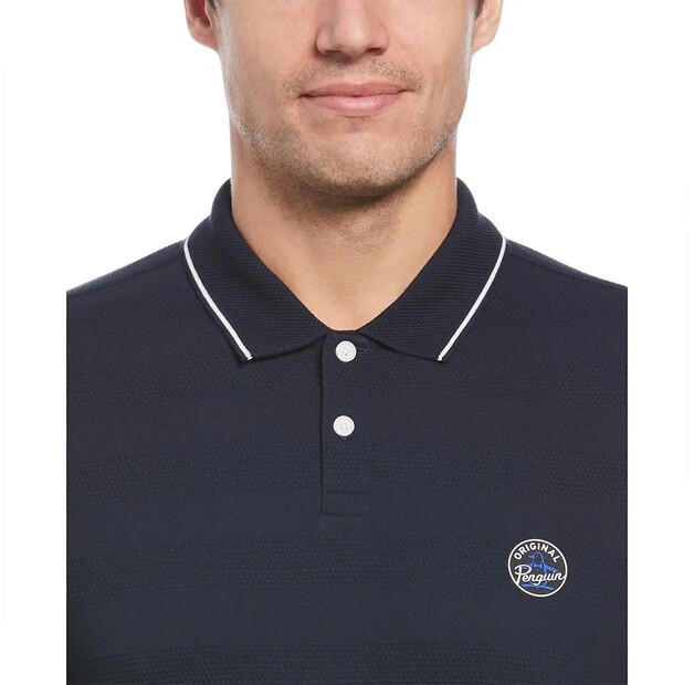 Original Penguin Honeycomb Ao Jacquard Short Sleeve Polo