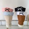 Uniform Beret Hat for Women Breathable Sailor Hat Girl Bowknot Print Domed Hat Subcultures Roleplay Headwear