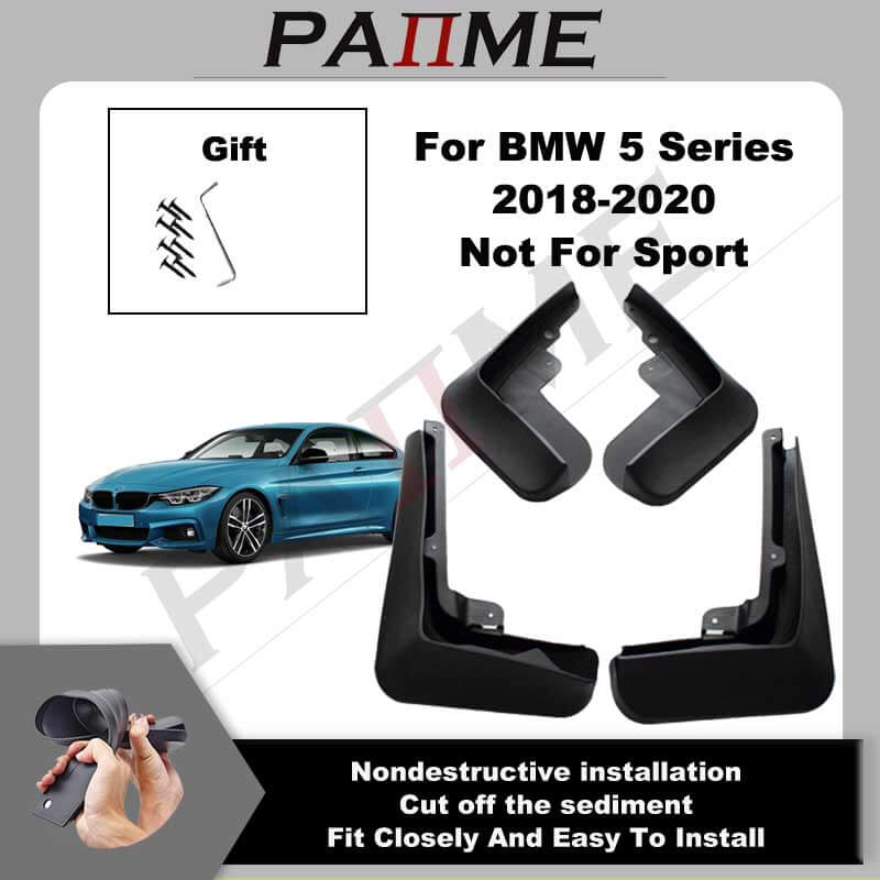 

Car Mud Flaps For BMW 5 Series 2018 Mudguard Splash Guards Front Rear Fender Mudflaps