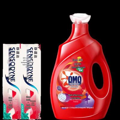 Sensodyne Anti-Sensitivity Toothpaste & Omo Laundry Detergent Combo