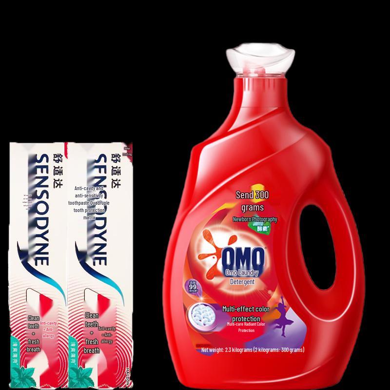 Sensodyne Anti-Sensitivity Toothpaste & Omo Laundry Detergent Combo