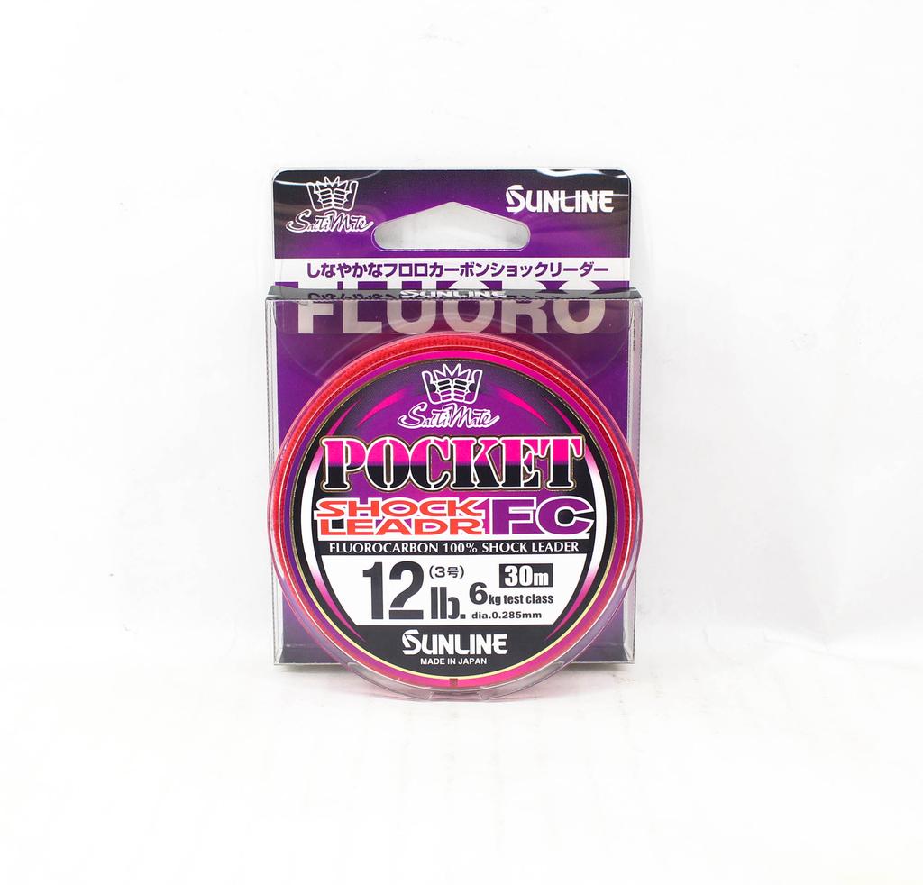 Sunline Fluorocarbon Leader Pocket FC Shock 30m #3 12lb 0.285mm (6534)