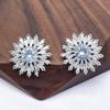 5 pezzi/lotto Bottoni Metallici con Strass Zirconia Cubica per Abbigliamento Decorativi CZ da Cucire per Cardigan in Maglia di Cashmere