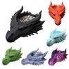 Dragon Head Key Tray 3D Printed Dragon Key Dish Fantasy Storage Tray Entrance Desktop Organizer for Keys Coins Jewelry