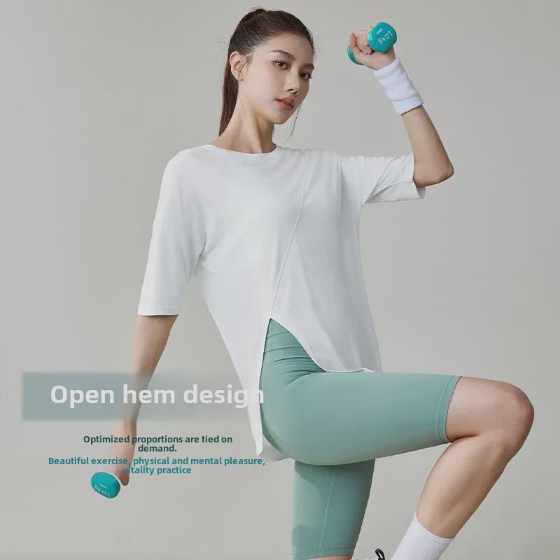 Women's Breathable Loose-Fit Summer Yoga & Running Top