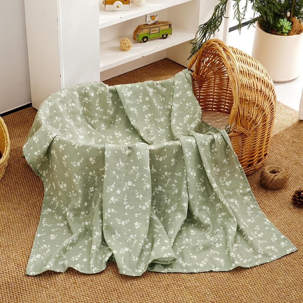 Kangobaby Pure Cotton Double Layer Baby Blanket & Swaddle
