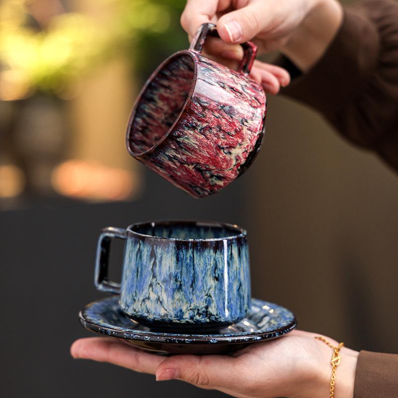 Espresso Cup Saucer Latte Latte Ceramic Cup High Value Afternoon Tea Cup
