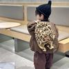 Cozy And Fun Lightweight Kids Backpack In Cute Leopard Print For School Use