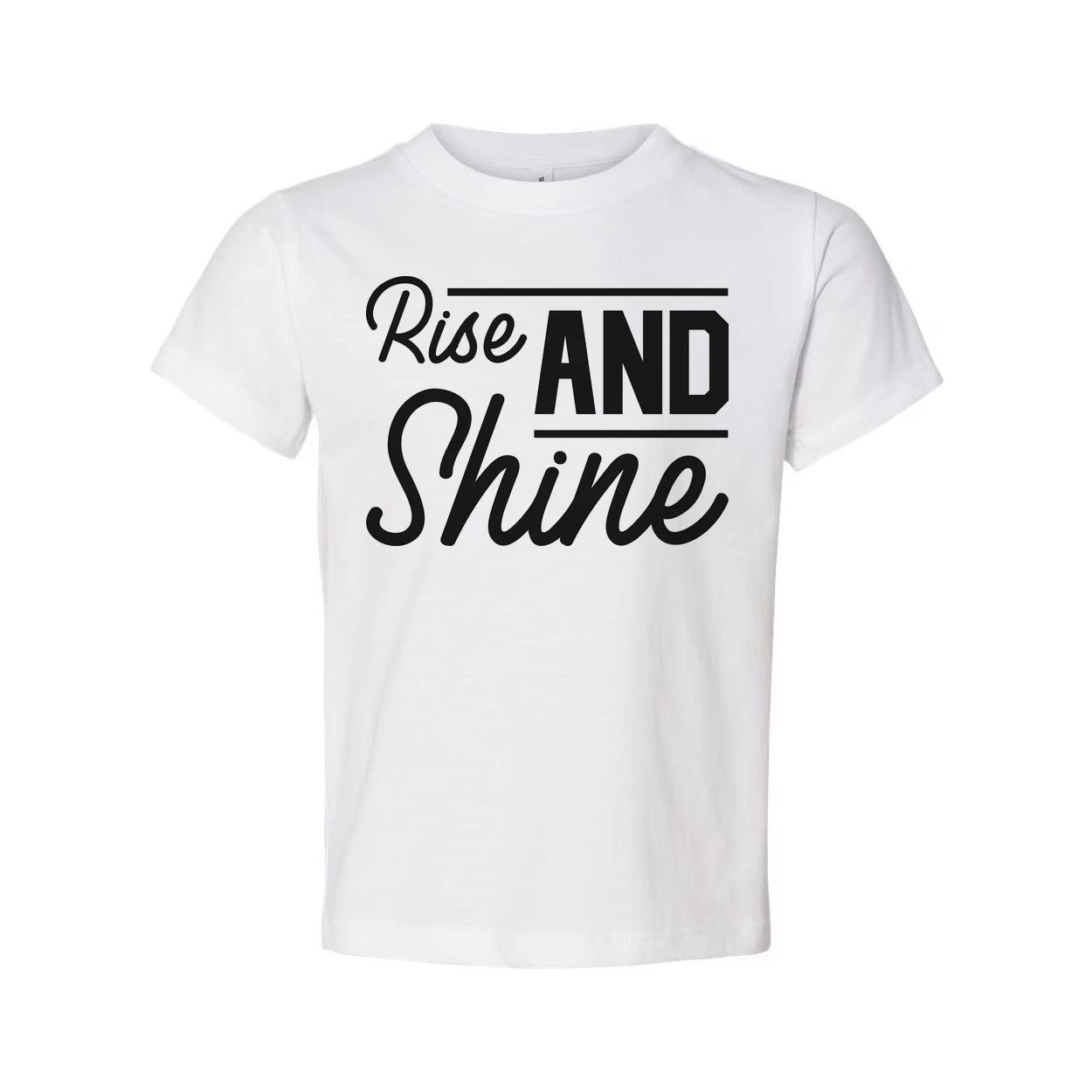 Rise And Shine Christian Unisex T Shirt With Inspirational Graphic For Faith And XL