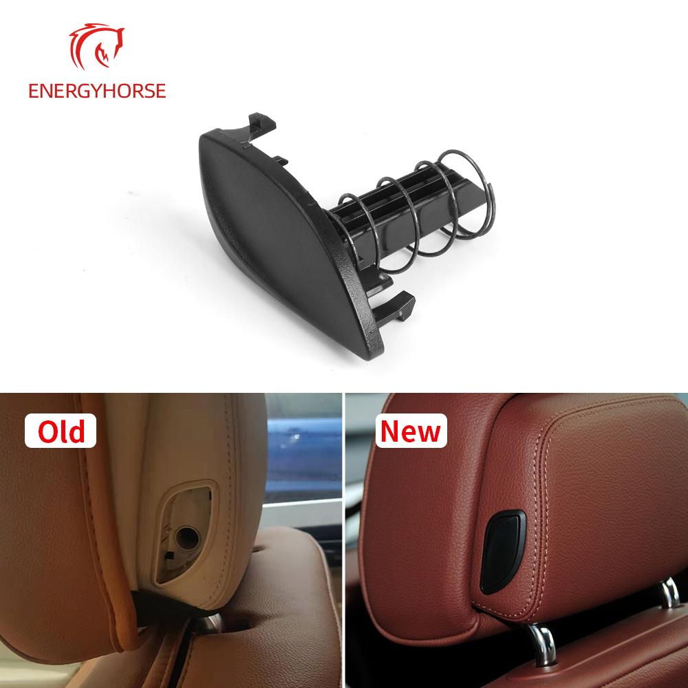Car Front Seat Headrest Adjustment Switch Button Spring Cover for BMW 5 7 Series GT F10 F07 F02 E70