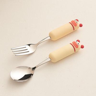 304 Stainless Steel Cartoon Fork and Spoon Set