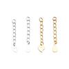 Bracelet Tail Link Chain DIY Craft Jewelry Findings Silver Bracelets Necklace Extension Chains Handmade Earrings