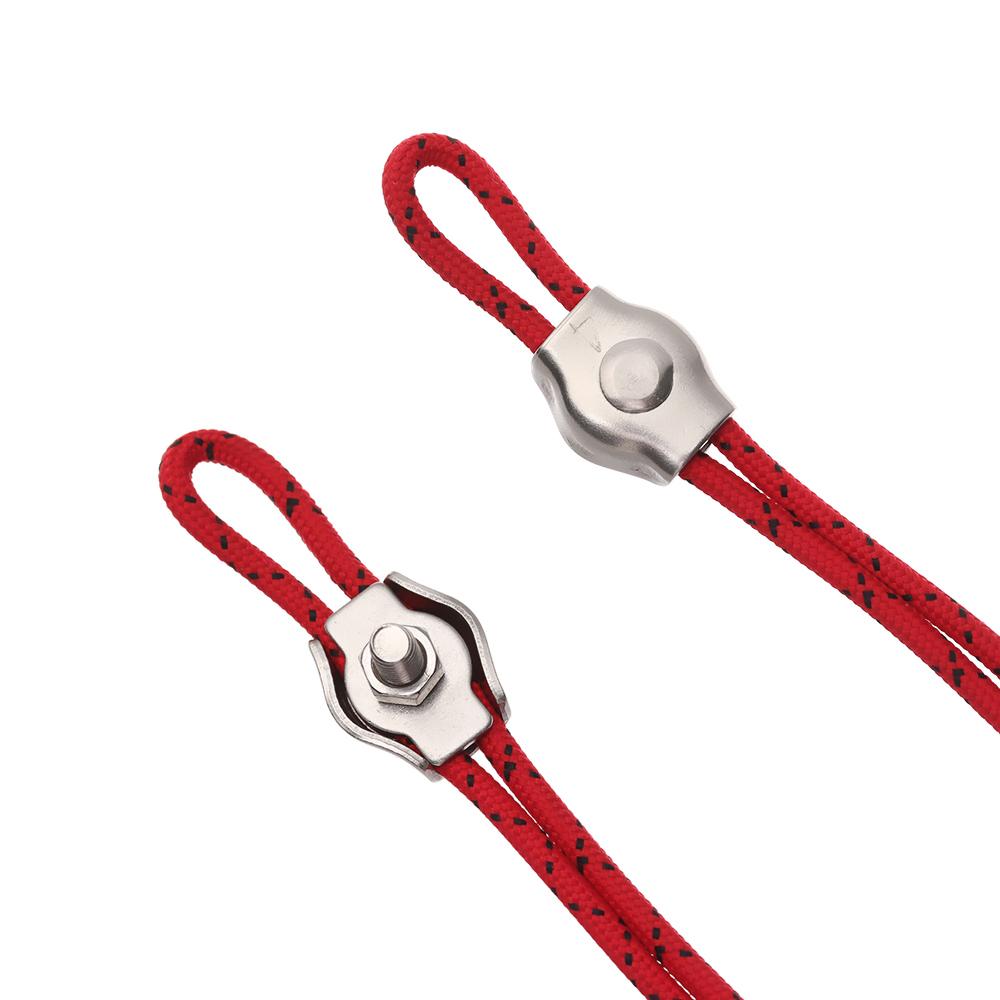 Anti-Slip Egg Shape Stainless Steel Fixing Tool Bolt Clip Thimbles Rigging Wire Rope Clamp Caliper