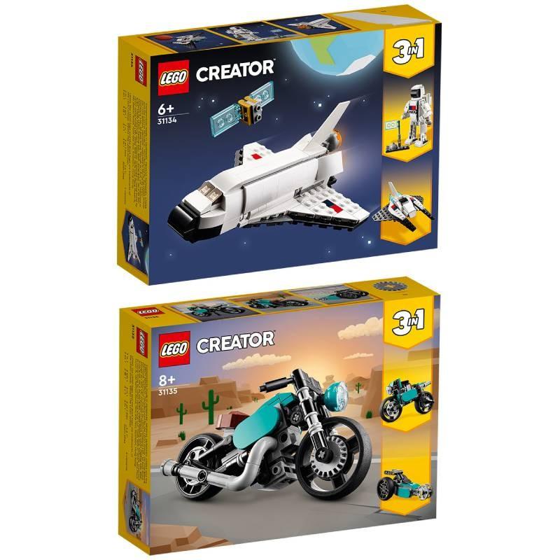 31134 Creative 3 In 1 Series Space Shuttle Building Blocks For Kids And Girls