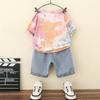Trendy Little Yellow Duck Boys Summer Outfit Set For Stylish Kids Aged 3 To 8