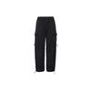 Jordan Pocket Detail Logo Print Straight-Leg Casual Pants Men Bottoms Black DQ8054-010