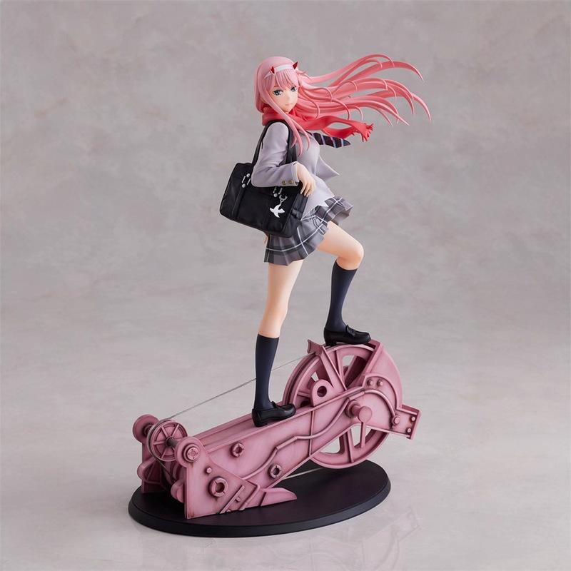 

Latest Anime Darling In The Franxx Zero Two Code 002 Uniform Girls Anime Pvc Action Figures Toy For Kidss 28Cm