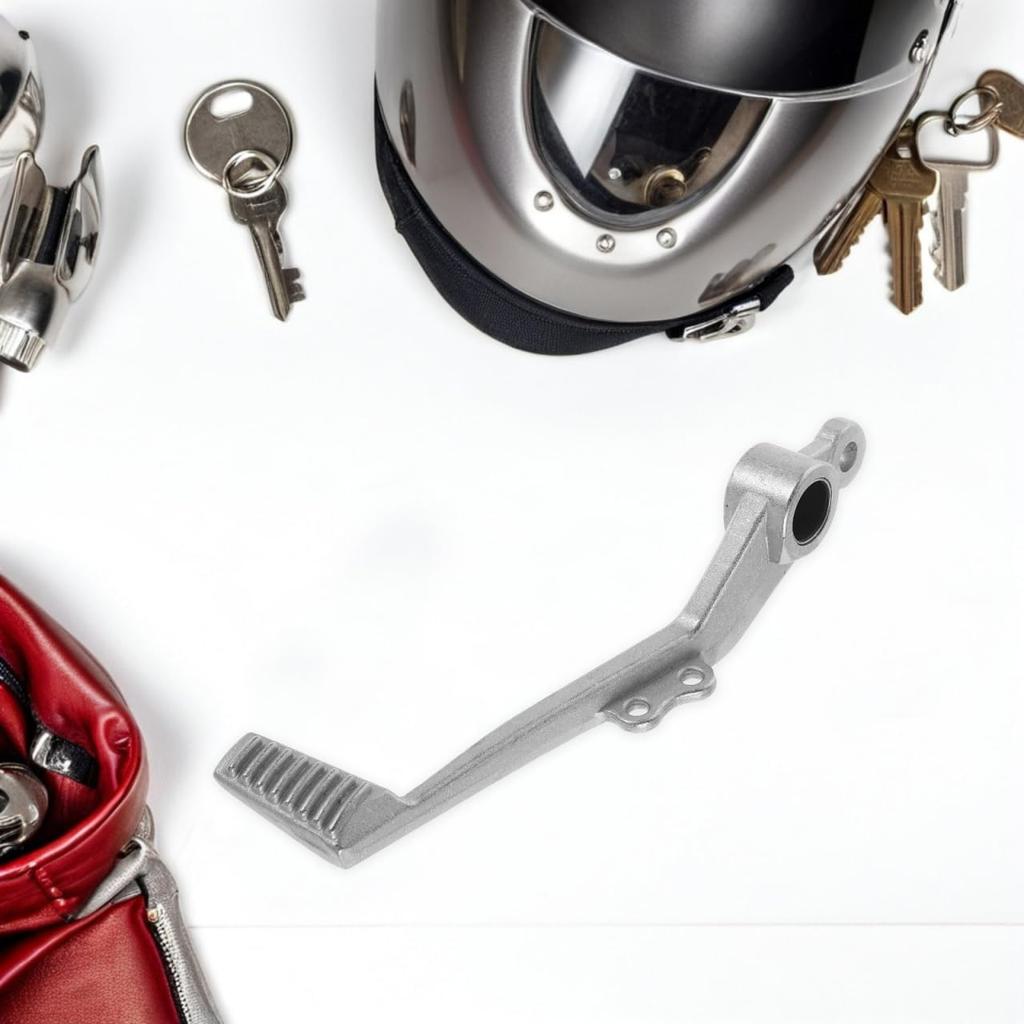 Motorcycle Rear Brake Pedal Foot Lever Replacement Compatible with Honda 2007-2012 Durable Rear Brake Foot Pedal Easy Installation