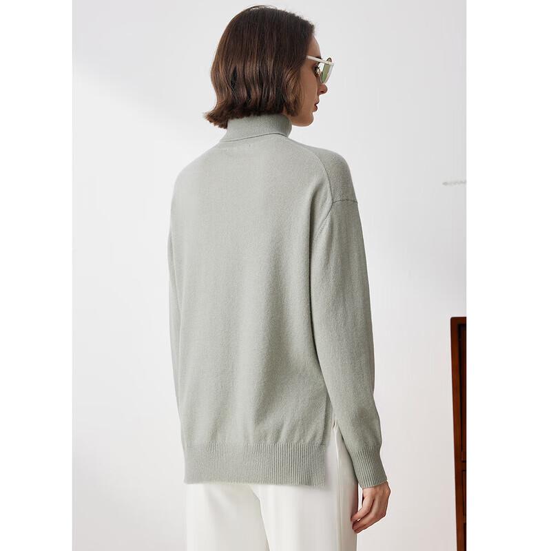 Komom Boka Women's Collared Loose Fit Cashmere Sweater