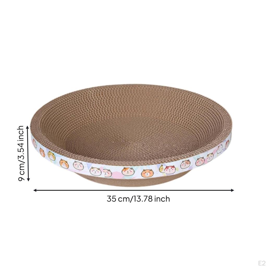 Corrugated Cat Scratcher Bed Concave Lounge Comfortable Pet
