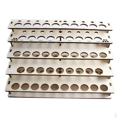 Wooden Acrylic Paint Bottle Storage Rack Holder Modular