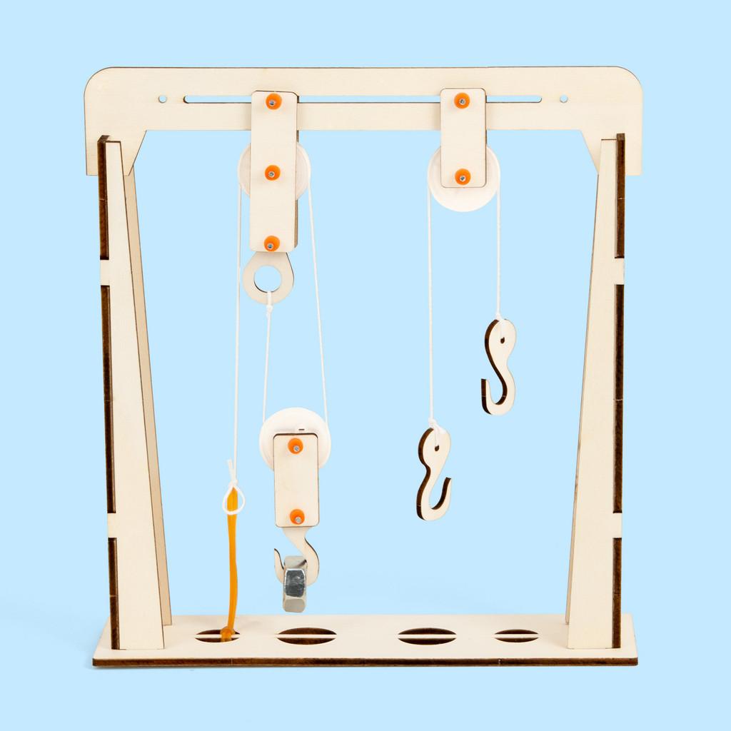 

Physics Diy Pulley Kit With Educational Science Experiments For Kids Home Learning