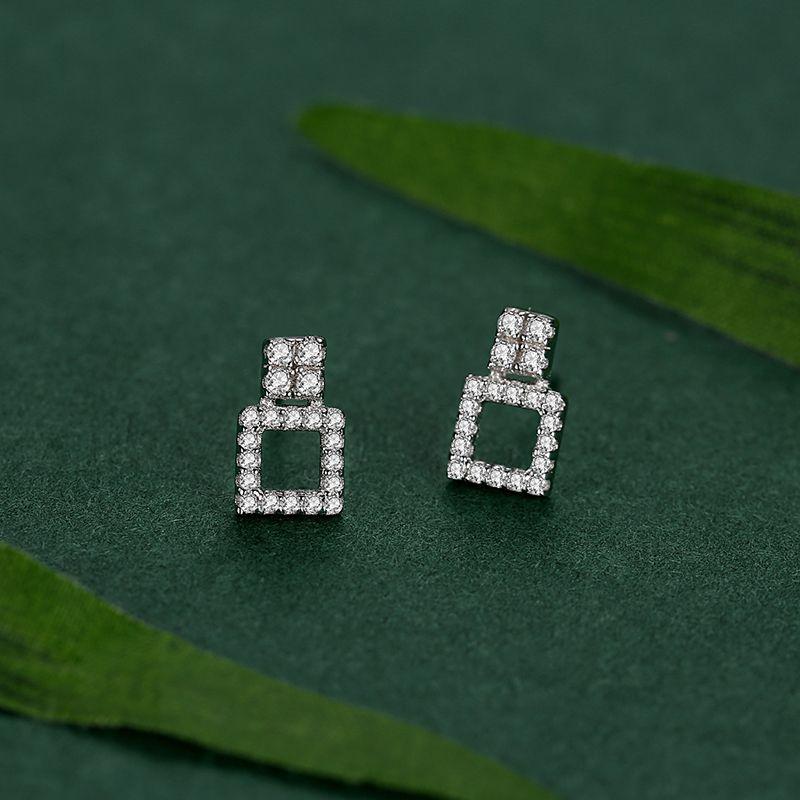 Tancise 925 Sterling Silver Zircon Earrings Drop Earrings For Women Wedding Party Gifts
