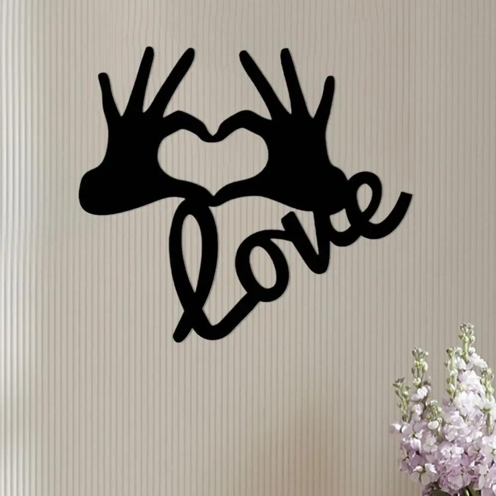 Wall Background Heart Cutouts Wall Hanging Art Wall Silhouette Living Room