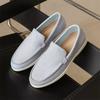 Fashion Men's Flat Shoes, New Breathable Casual Shoes, Fashionable Suede Flat Shoes, Outdoor Lightweight Anti Slip Oversized Men's Shoes