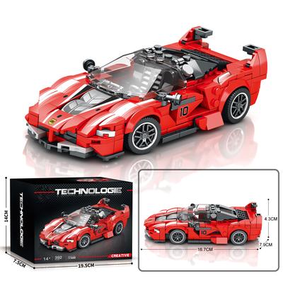FXX-K Modelli Auto da Corsa Kit di Blocchi da Costruzione da Collezione Espositore Mini Auto da Corsa Veicolo Giocattolo per Adolescenti Bambini Amanti delle Auto 392 PCS