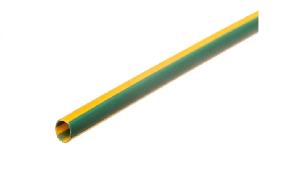 Thin-walled Heat Shrink Tube, 1M Sections, Cr 3.2/1.6 Yellow-Green, 427523 /50 Pcs/