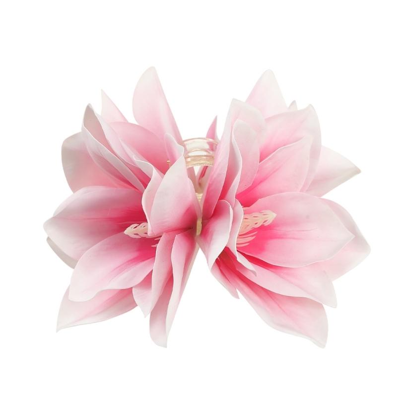 Bright Yellow Floral Hair Hairpin Light Polymer Barrettes for Women Beach Vacation Type Spring Accessories