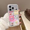 Painted Bear iPhone 16 Pro Max Case: Two-in-One Transparent, Drop-Proof for iPhone 14/15/17