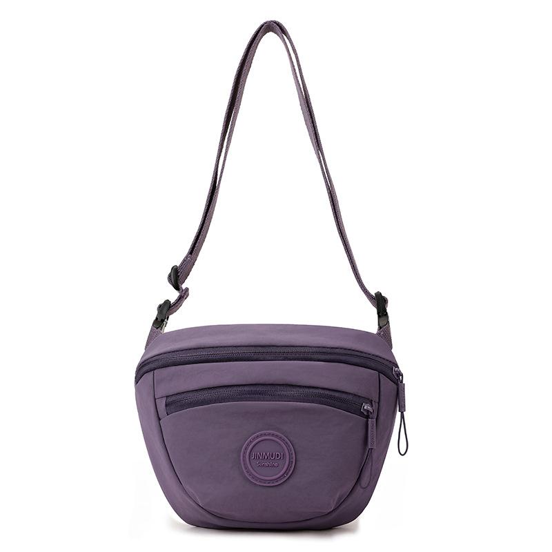 

Solid Color Shoulder Bag Women s Hobo Bag Large Capacity Crossbody Bag фіолетовий