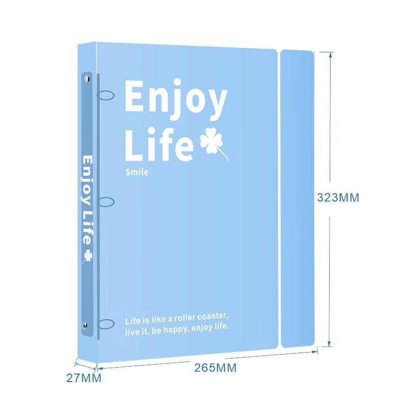 A4 Transparent Loose-Leaf File Folder