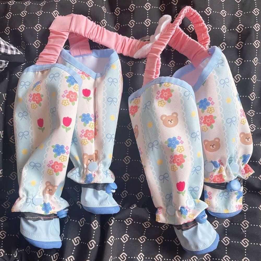 Polyester Dog Four Legged Pants With Shoes Dog Leg Protection Pants  Summer