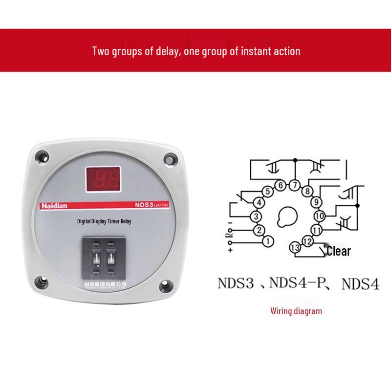 JS11S Series Digital Time Relay - Electric Resistance Group NDS3 Precision