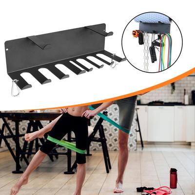 Fitnessstudio Lagerregal Widerstandsbänder Haken, 8 Haken, Mehrzweck, Trainingsausrüstung Organizer